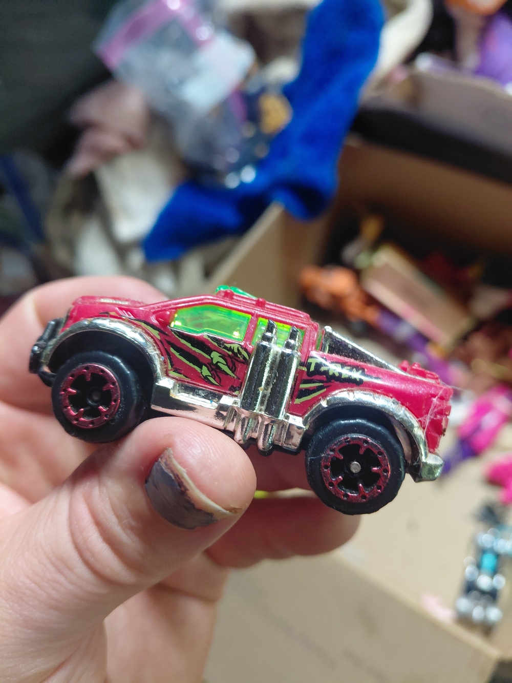 Zuru Metal Machines T-Rex Attack truck (also known as the "Terminate" model).